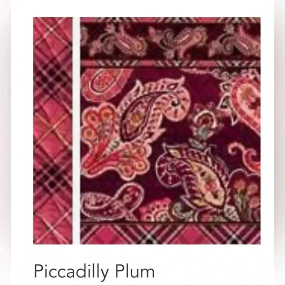RETIRED: Vera Bradley | Piccadilly Plum business card case. - Picture 7 of 7